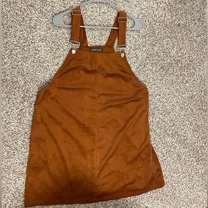 Shein corduroy overall dress